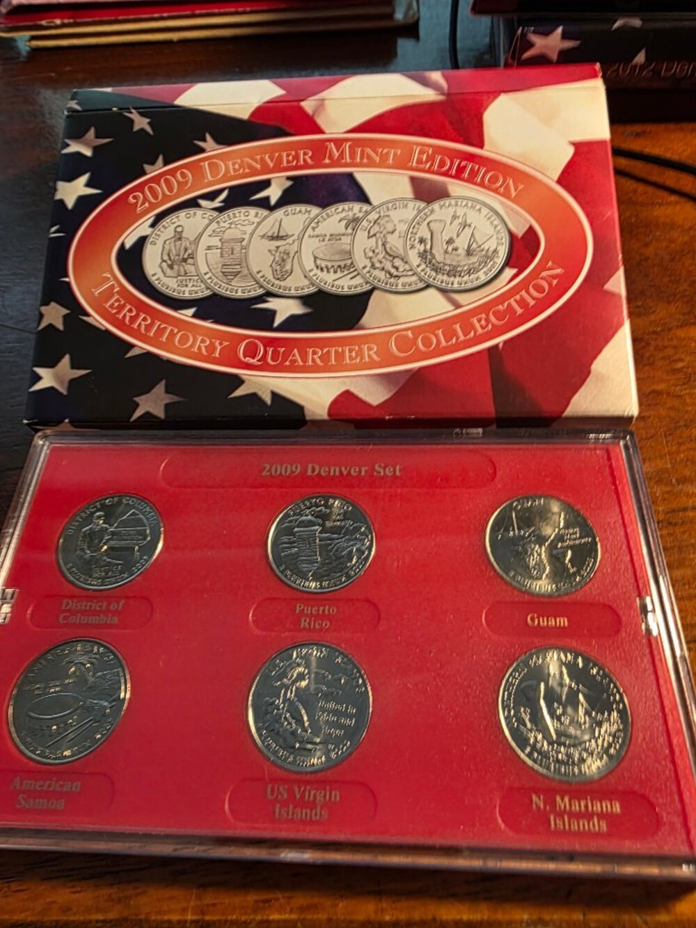 2009 DENVER MINT EDITION TERRITORY QUARTERS COLLECTION IN BOX , NEW